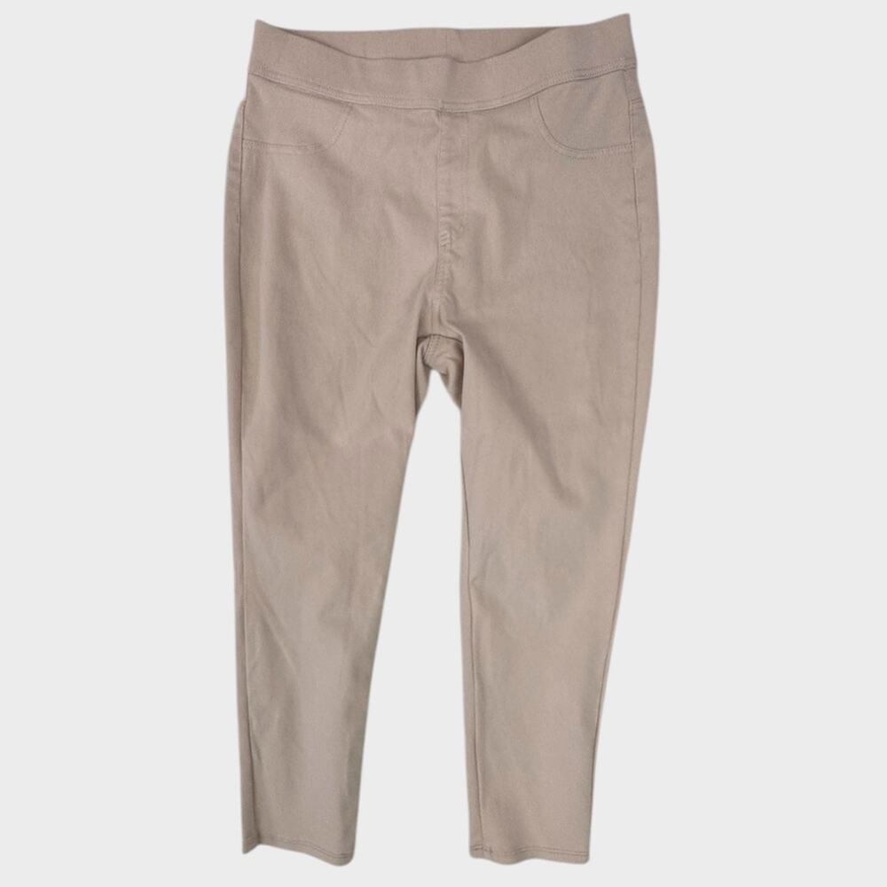 Time and Tru Large 12-14 Pull On Pants Beige